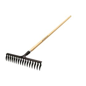   Gyomtalanító gereblye acél 14 fogú, 150 cm fa nyéllel - Australian