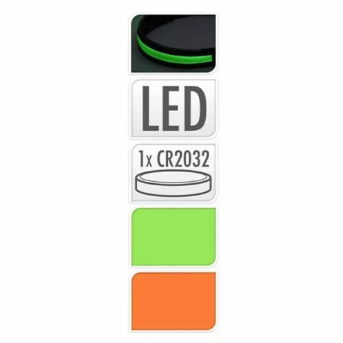 Kutyanyakörv LED világítással, 34-41cm, 2 színben