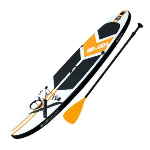 XQMAX SUP felfújható állószörf narancs színben + XQMAX ülés állószörfre, 320x76x15cm