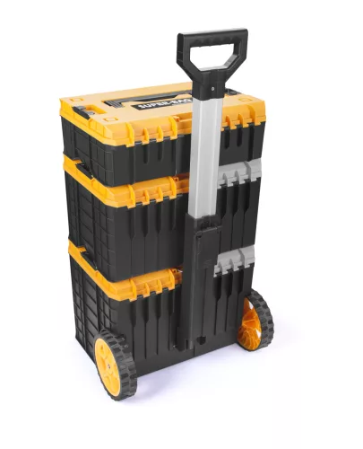 Super-Bag Mobil Master S-M-L, 3 részes kerekes szerszámosláda szett