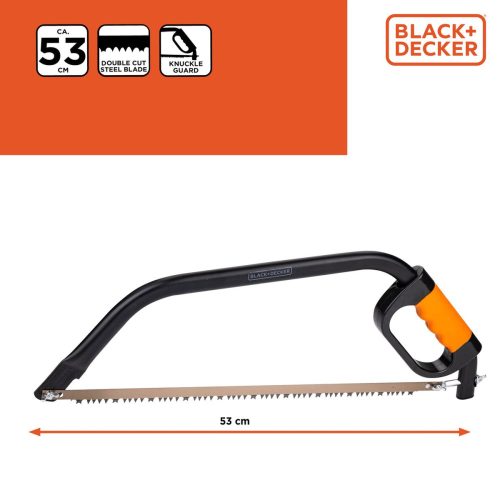 Keretes fűrész, 53cm, BLACK+DECKER