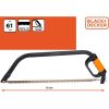 Keretes fűrész, 61cm, BLACK+DECKER