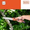Ágvágó fűrész, összecsukható, fém, 23cm, BLACK+DECKER