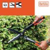 Sövényvágó  54cm hullámos penge  938gr BLACK+DECKER