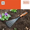 Kézi lombseprű, gumírozott markolat BLACK+DECKER