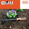 Kézi kapa, gumírozott markolat BLACK+DECKER