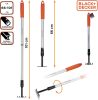 Kézi gereblye Alu teleszkópos 66-101cm BLACK+DECKER