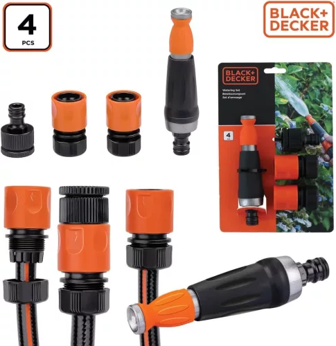 Szórófej szett 1/2" 4db BLACK+DECKER