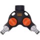 Csapcsatlakozó 3/4 fém kétágú csappal BLACK+DECKER