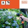 Szórópisztoly 8 fejes BLACK+DECKER