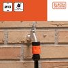 Tömlőcsatlakozó 1/2'' + AquaStop BLACK+DECKER