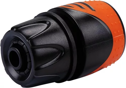Tömlőcsatlakozó 1/2''+ AquaStop gumis BLACK+DECKER