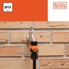 Tömlőcsatlakozó 1/2''+ AquaStop gumis BLACK+DECKER