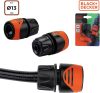 Tömlőcsatlakozó 1/2''+ AquaStop gumis BLACK+DECKER