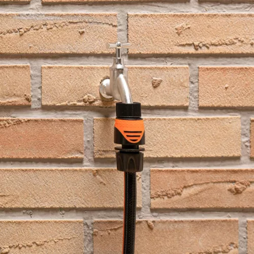 Tömlőcsatlakozó 1/2'' gumis BLACK+DECKER