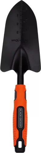 Kézi ültetőkanál fém, gumírozott markolat BLACK+DECKER