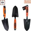 Kézi ültetőkanál fém, gumírozott markolat BLACK+DECKER