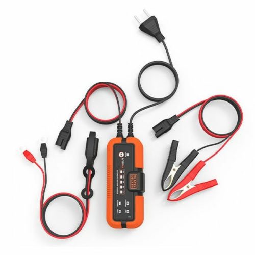 Akkumulátor töltő, Smart, 4A, 6/12V, 8 ciklus, BLACK+DECKER