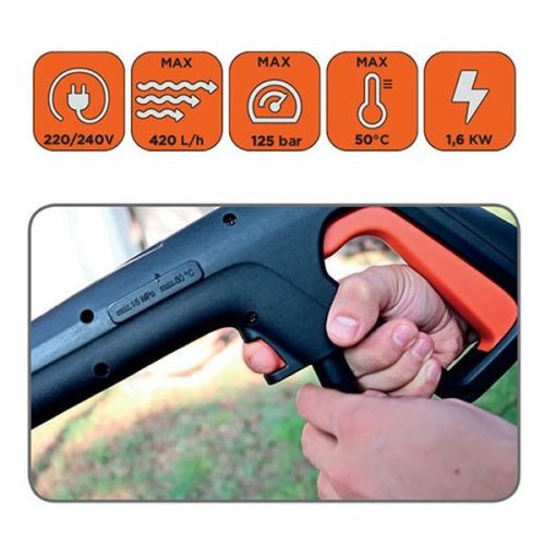 Magasnyomású mosó 1600W 125bar 420l/h BLACK+DECKER BXPW1600E
