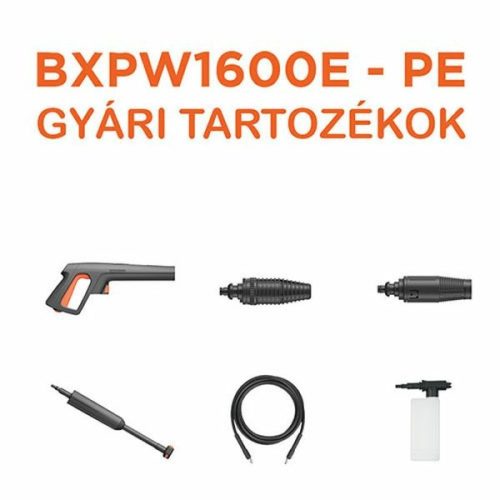 Magasnyomású mosó 1600W 125bar 420l/h BLACK+DECKER BXPW1600E