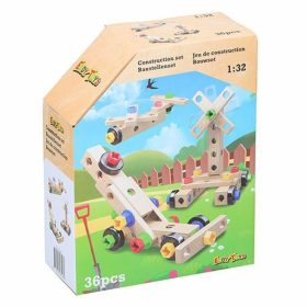 Építőjáték szett farm, járművek 1:32, 3 féle