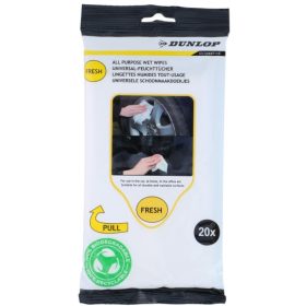 Nedves törlőkendő 20 db friss illat Dunlop