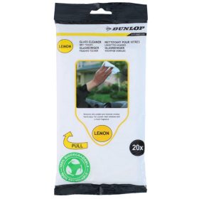 Szélvédő tisztító nedves törlő 20 db Dunlop