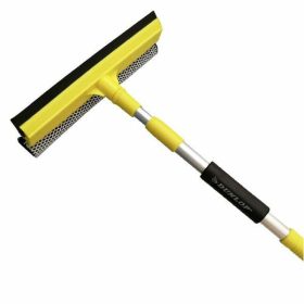   Ablaklehúzó gumi + szivacs fejjel, 70cm teleszkópos nyéllel DUNLOP