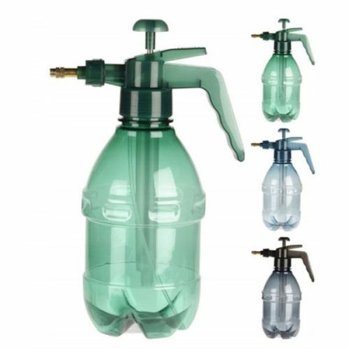 Kézi permetező, 1,5 L, pumpás, réz szórófej, 3 szín, műanyag
