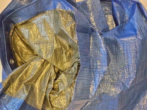 Takaróponyva 3x5m kék/zöld 75gr Gardiola