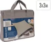 Napvitorla 3x3m, taupe színű, polieszter