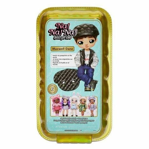 Meglepetés Surprise 2in1 Metallic Maxwell Dane divatbaba pénztárcával Na! Na! Na!