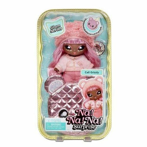 Meglepetés Surprise 2in1 Metallic Cally Grizzly divatbaba pénztárcával Na! Na! Na!
