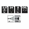 Olaj kompresszor 24L, 8bar, 230V, STANLEY