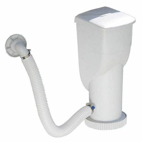 Fémlábas medence szett  427 cm átmérő, 107 cm magas, SkimmerPlus™, HALSZÁLKA mintás, belül KÉK MOZAIK mintás + víztisztító + létra + aljtakaró + fed