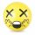 Felfújható strandlabda DETOX Emoji figura, 51 cm, Summer Waves
