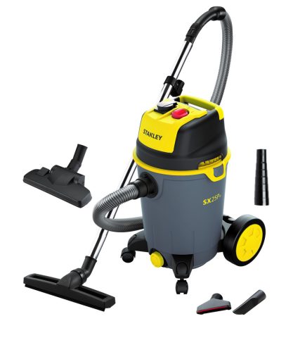 STANLEY vizes/száraz porszívó, 25L, 1200W + kisgép csatlakozó