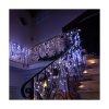 Twinkly icicle - Kültéri jégcsap LED fényfüzér - 190 db LED - 5 m x 70 cm - AWW fehér-arany szín - Programozható