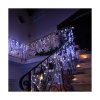 Twinkly icicle - Kültéri jégcsap LED fényfüzér - 190 db LED - 5 m x 70 cm - AWW fehér-arany szín - Programozható