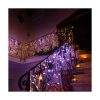 Twinkly icicle - Kültéri jégcsap LED fényfüzér - 190 db LED - 5 m x 70 cm - AWW fehér-arany szín - Programozható