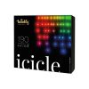 Twinkly icicle - Kültéri jégcsap LED fényfüzér - 190 db LED - 5 m x 70 cm - RGB szín - Programozható
