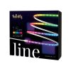 Twinkly line - LED szalag - Okos dekorfény - 100 db LED - 1,5 m - RGB szín - Programozható - Fehér kábel - Kezdő szett