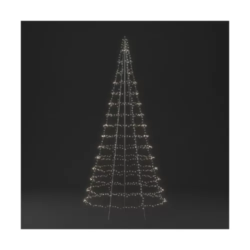 Karácsonyfa okos izzó, 1000db LED, RGBW fehérszín, 2m, programozható, Twinkly