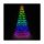 Karácsonyfa okos izzó + tartócsövek, 300db LED, RGBW fehérszín, 2m, programozható, Twinkly