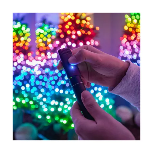 Twinkly strings - Karácsonyfa okosizzó - Fényfüzér - 100 db LED - 8 m - RGB szín - Programozható