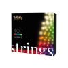 Twinkly strings - Karácsonyfa okosizzó - Fényfüzér - 400 db LED - 32 m - RGBW + fehérszín - Programozható