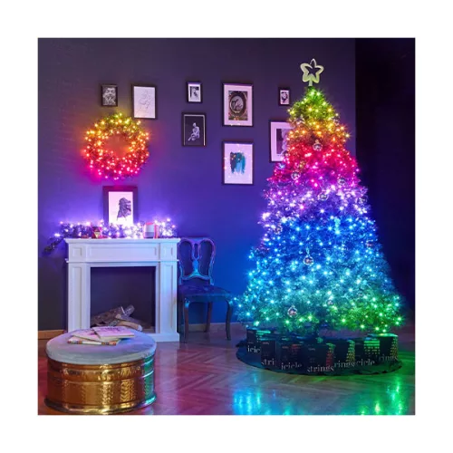 Karácsonyi okos izzó, 400db LED, RGB szín, 32m, programozható, Twinkly