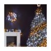 Karácsonyfa okos izzókkal, 250db LED, AWW fehér-arany szín, 1,5m, programozható, Twinkly