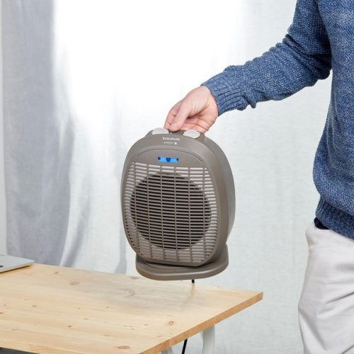 Taurus padlóventilátor fekete, oszcilláló, 2 fűtési fokozat 2400W Tropicano 3.5